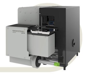 eGecko automated barcode applicator